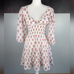 Reformation Mini Floral Dress